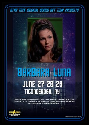 Photograph with BarBara Luna in the Captain's Quarters
